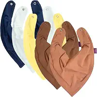 Babador Bandana Forro Impermeavel, Kit 5 unidades, Yandoo