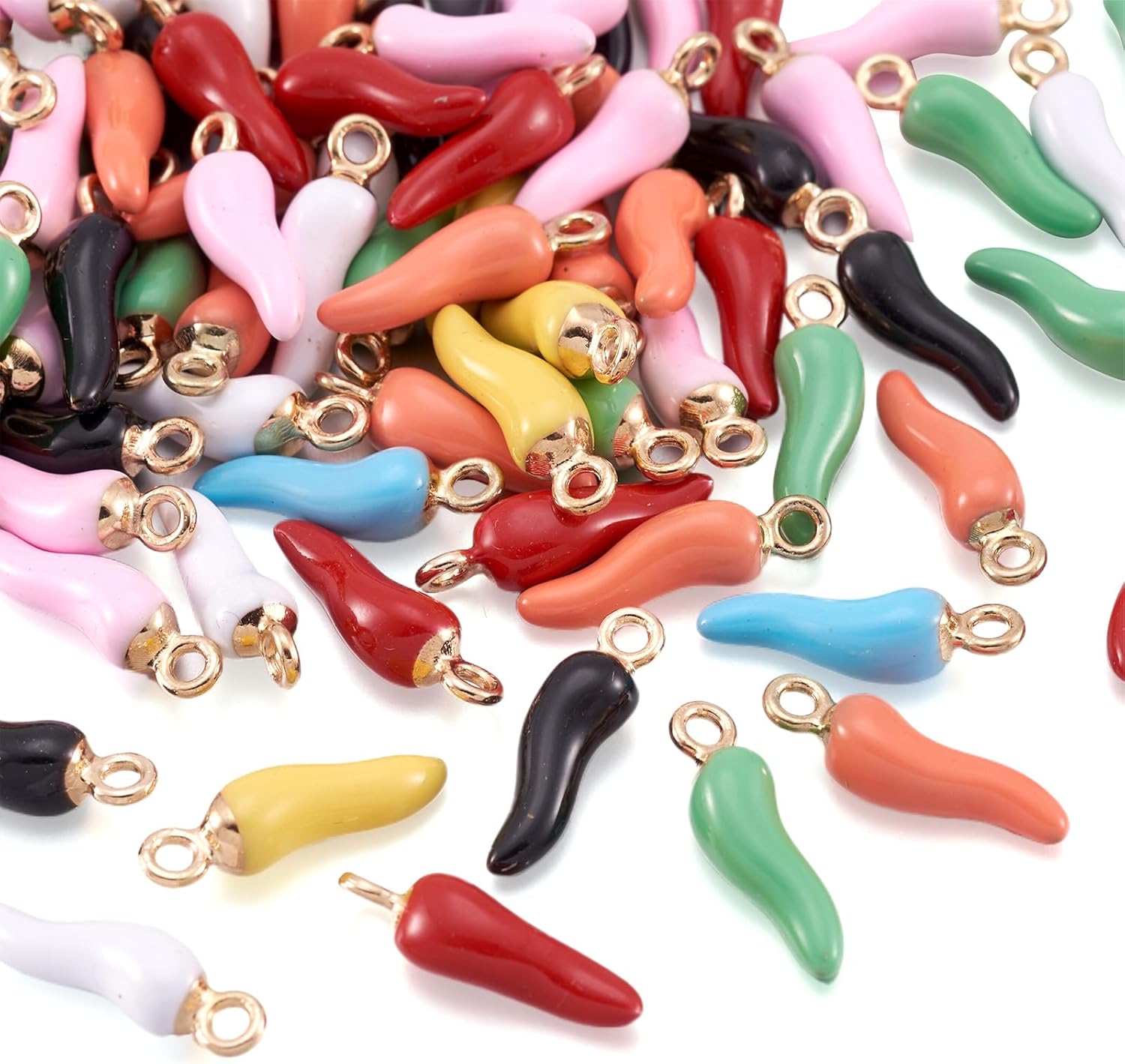 Mélange De Breloques En Émail De La Série Noël, 20 Pièces, Fournitures Pour La Fabrication De