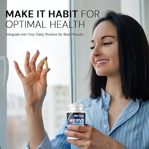 Miniatura 8 de Nerve Recovery Pro - Suplemento de apoyo nervioso con ácido alfa-lipoico, cúrcuma y acetil-L-carnitina - Apoya la función nerviosa saludable, la