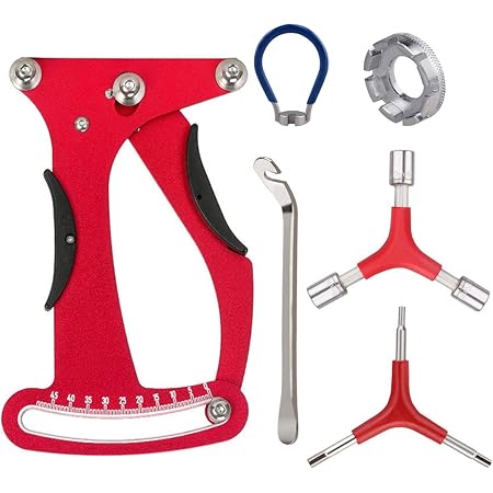 Bike Spoke Tension Meter Bicycle Spokes Gauge Adjuster Checker