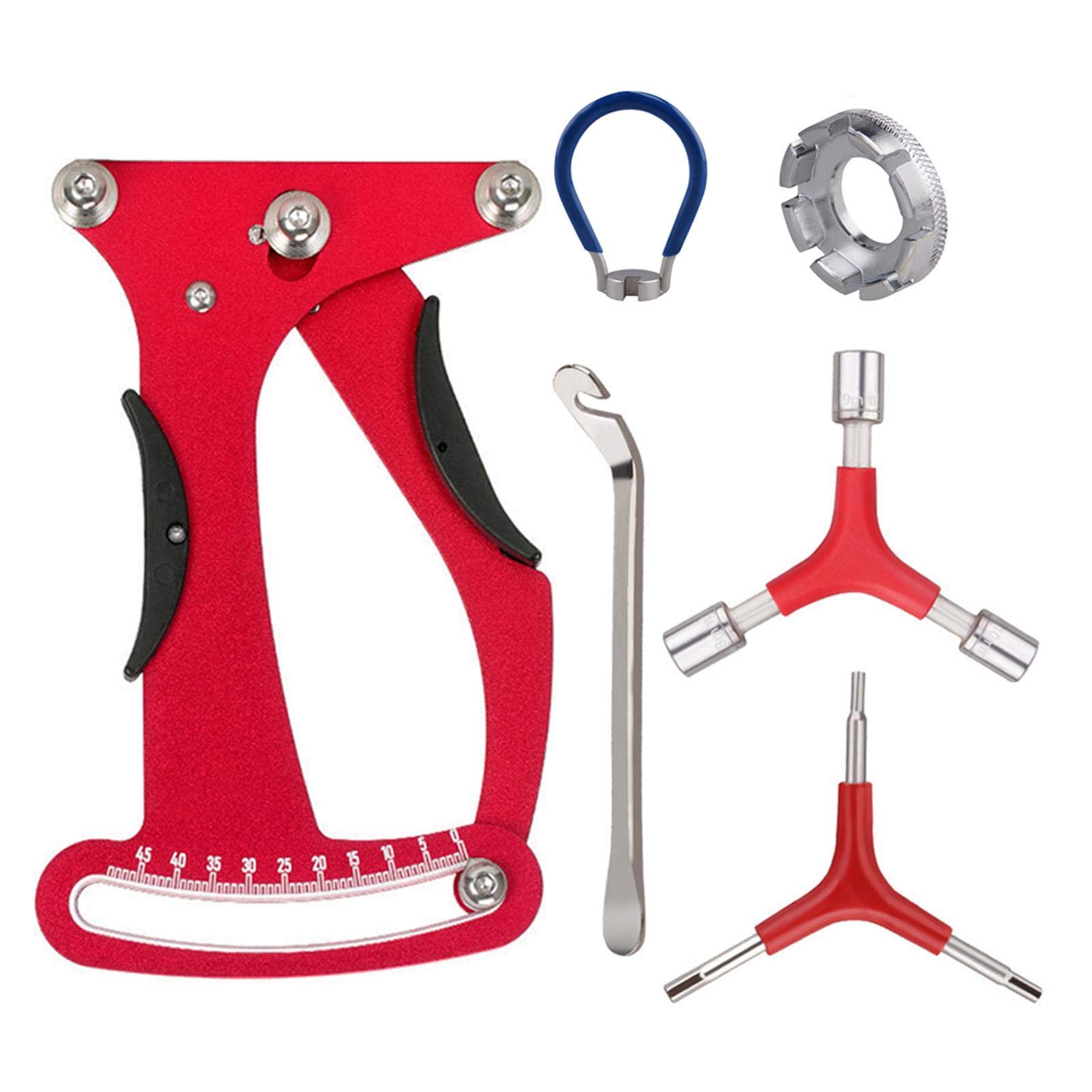Buy PURATEN Bicycle Spoke Tension Meter w/Bike Spoke Wrench Set & Tire