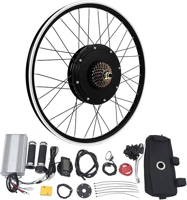 26/28 Inch 1500W E-Bike Conversion Kit with LCD Display & PAS
