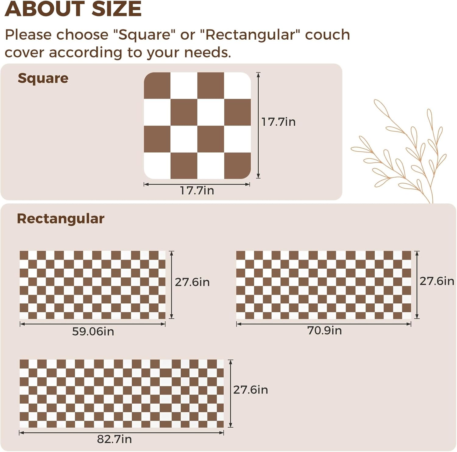 Non Slip Couch Cover for Dogs Washable, Fuzzy Pet Sofa Cover for 3 Cushion Couch Pet Friendly, Durable Dog Bed Cover Furniture Protector Sofa Topper Pads for Large Dogs (27.6x82.7in, Dark Coffee)