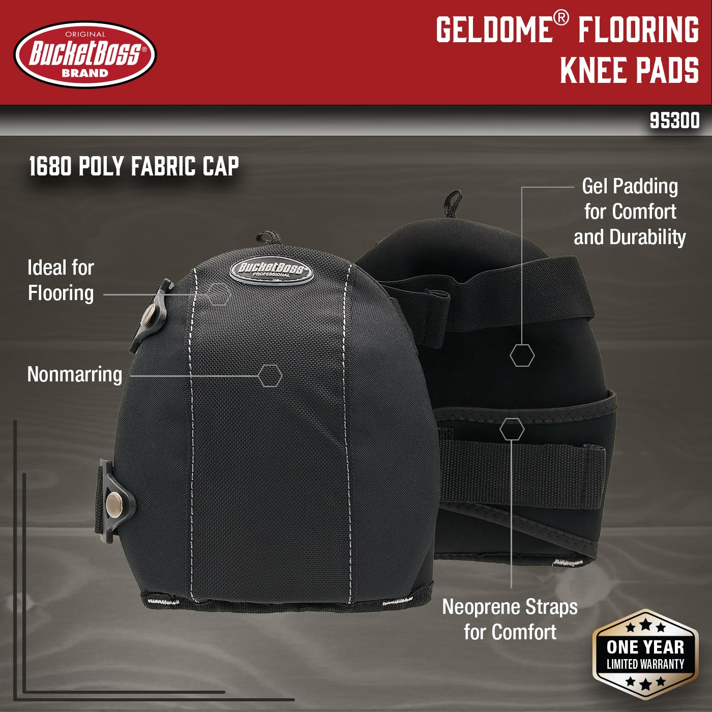 Bucket Boss 95300 torba na narzędzia, czarna