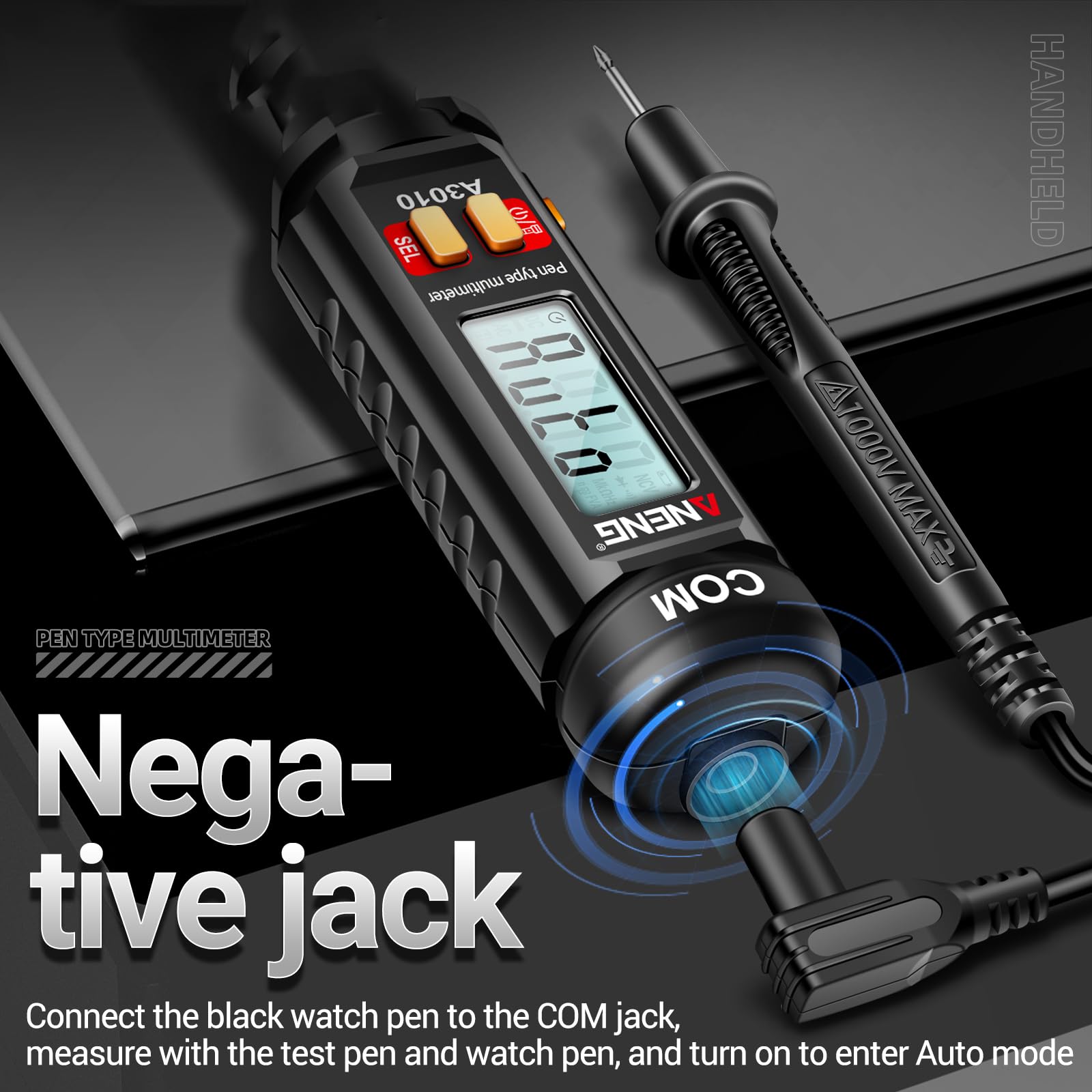 A3010 Stift-Multimeter Digital Mit NCV-Erkennung - Teststift Mit Haltepunktsuche, Auto-Abschaltung Für Elektro-Diagnose