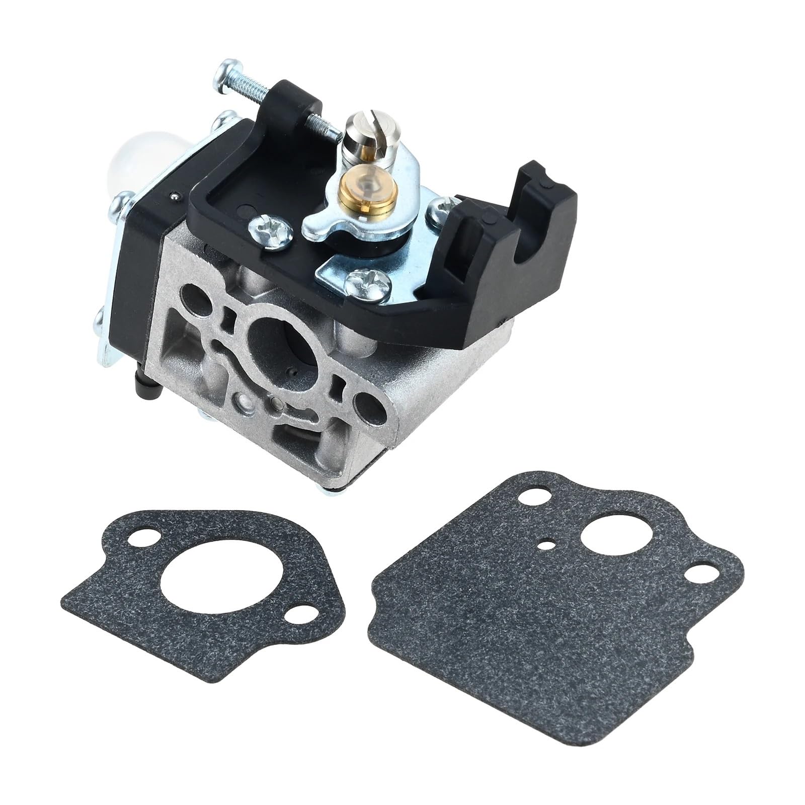 Carburador de motosierra con 2 uds juntas aptas para SRM-3020 PAS-3020 Carb OEM A021004831 herramienta eléctrica jardín