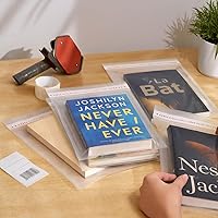 Vista 8 de DeELF Bolsas de celofán transparente de 9 x 12 pulgadas, 400 bolsas de sellado autoadhesivas a granel, bolsas de plástico para violonchelo