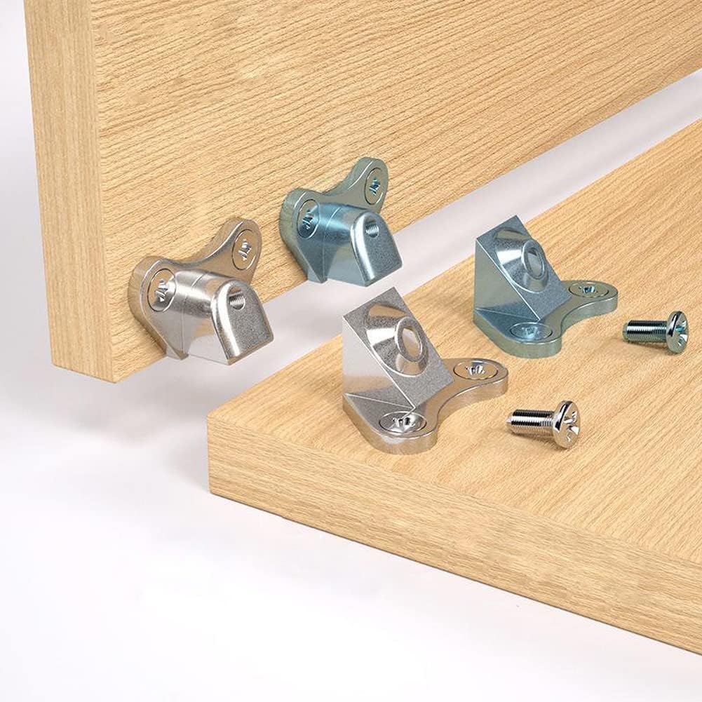 Removable Corner Brace,L Shape Right Angle Metal Bracket Corner Brace Removable Corner Code for Wood Furniture Cabinet Shelves Chair (Bronze, 10)
