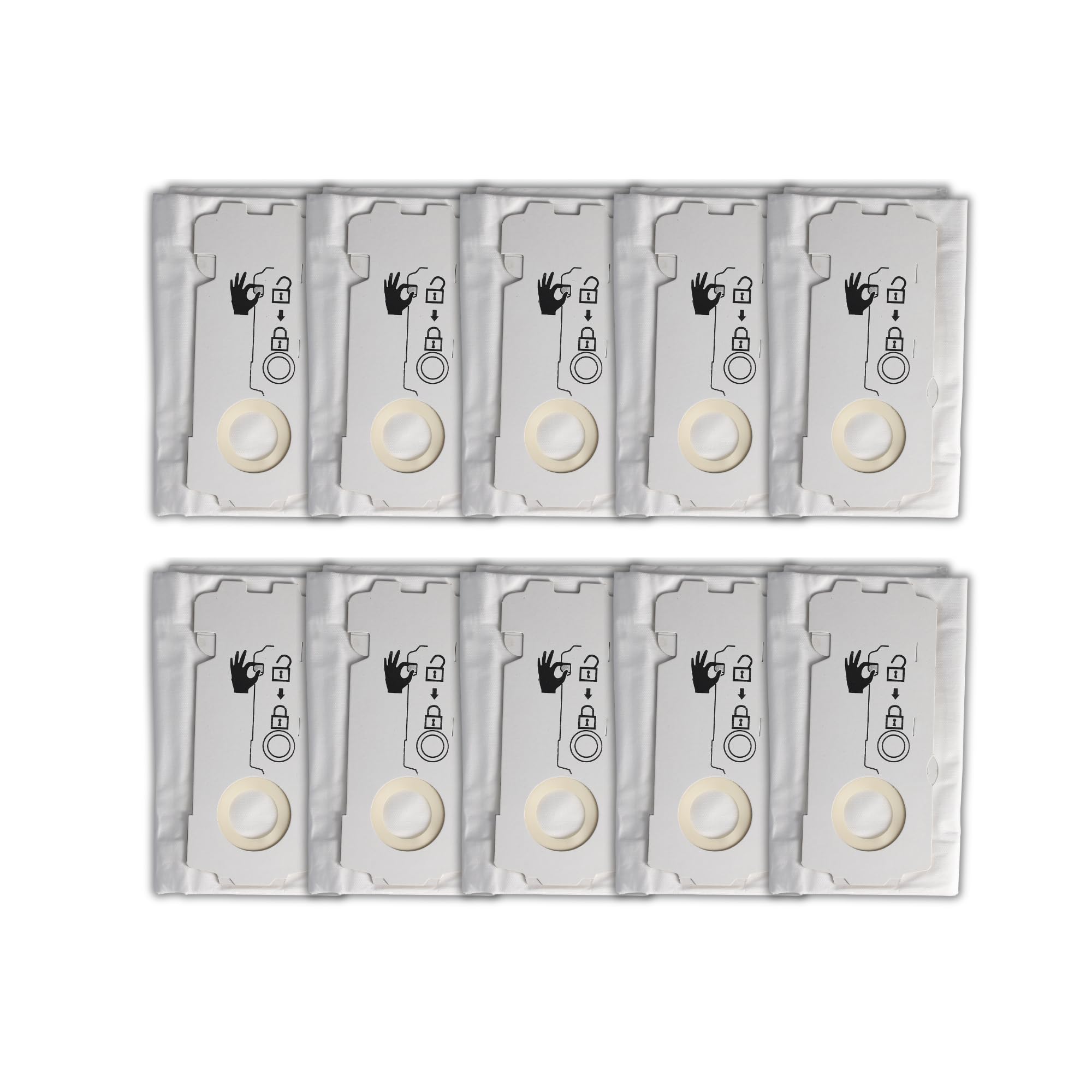 Finest-Filters Compatible Vacuum Cleaner Dust Bags for Festool CT MINI & MIDI Dust Extractors - Replaces 204308 SC-FIS-CT MINI/MIDI (10 Pack)