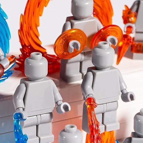 Miniatura 6 de MOC - Mini figuras de ladrillo de superhéroe, kit de arma, accesorios de arma, kit de construcción para niños de 6 a 12 años - Diseñado para