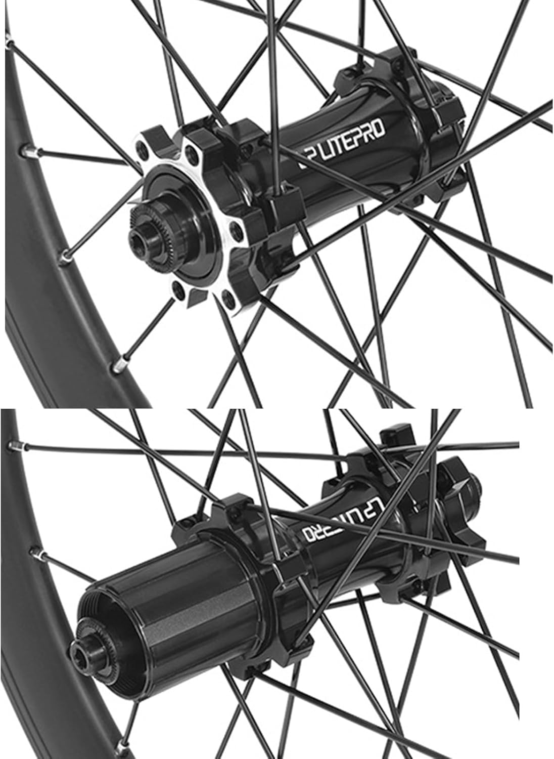 Foldable Bikes Wheelset 20'' 406 22'' 451 Disc Brake BMX Front Rear Wheels Quick Release Aluminum Alloy Rim Height 40mm 7/8/9/10/11speed