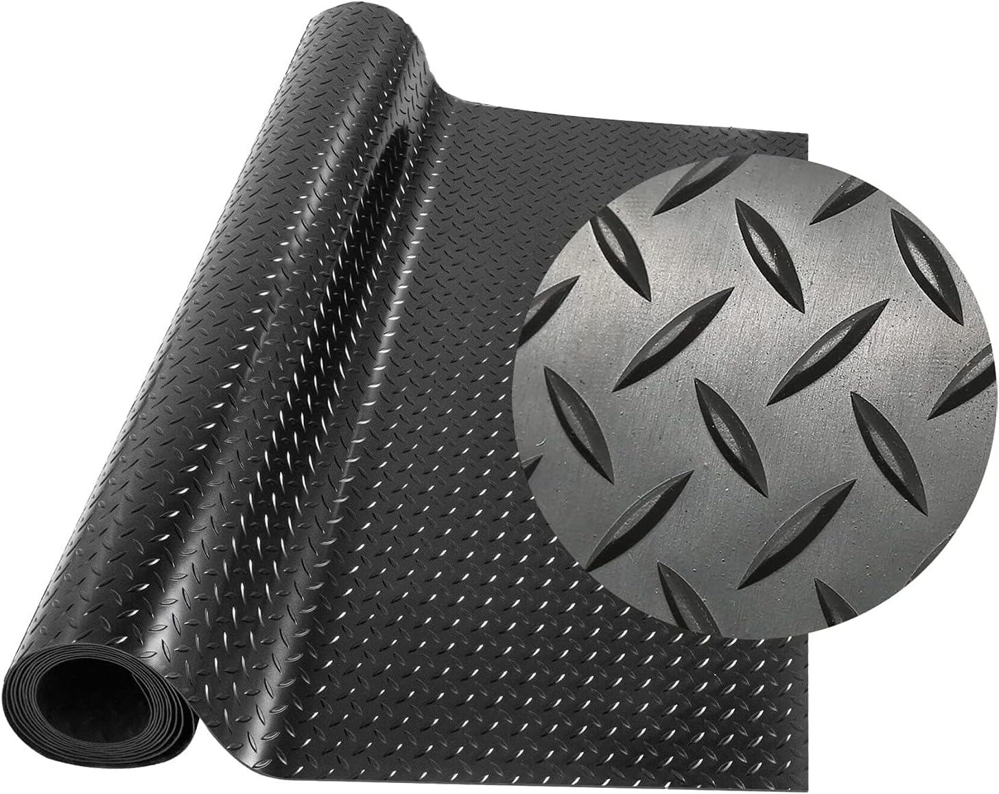 Amazon.com: Rubber Garage Floor Mats 4 6 8 10 12 14 16 FT Length, Heavy ...