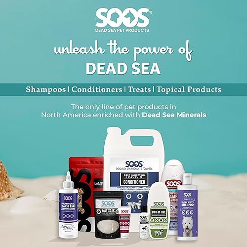 Miniatura 7 de Soos Champú hipoalergénico ultra blanco para perros y gatos, fórmula iluminadora blanca natural, lavado suave e hidratante para mascotas para pieles