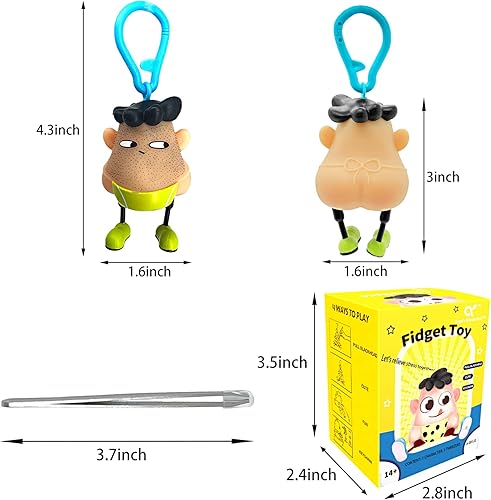 Miniatura 5 de Angel's Wonderland Juguete para ansiedad de tricotilomanía de alta calidad, juguete para tirar del cabello, para niños, mujeres u hombres, divertido