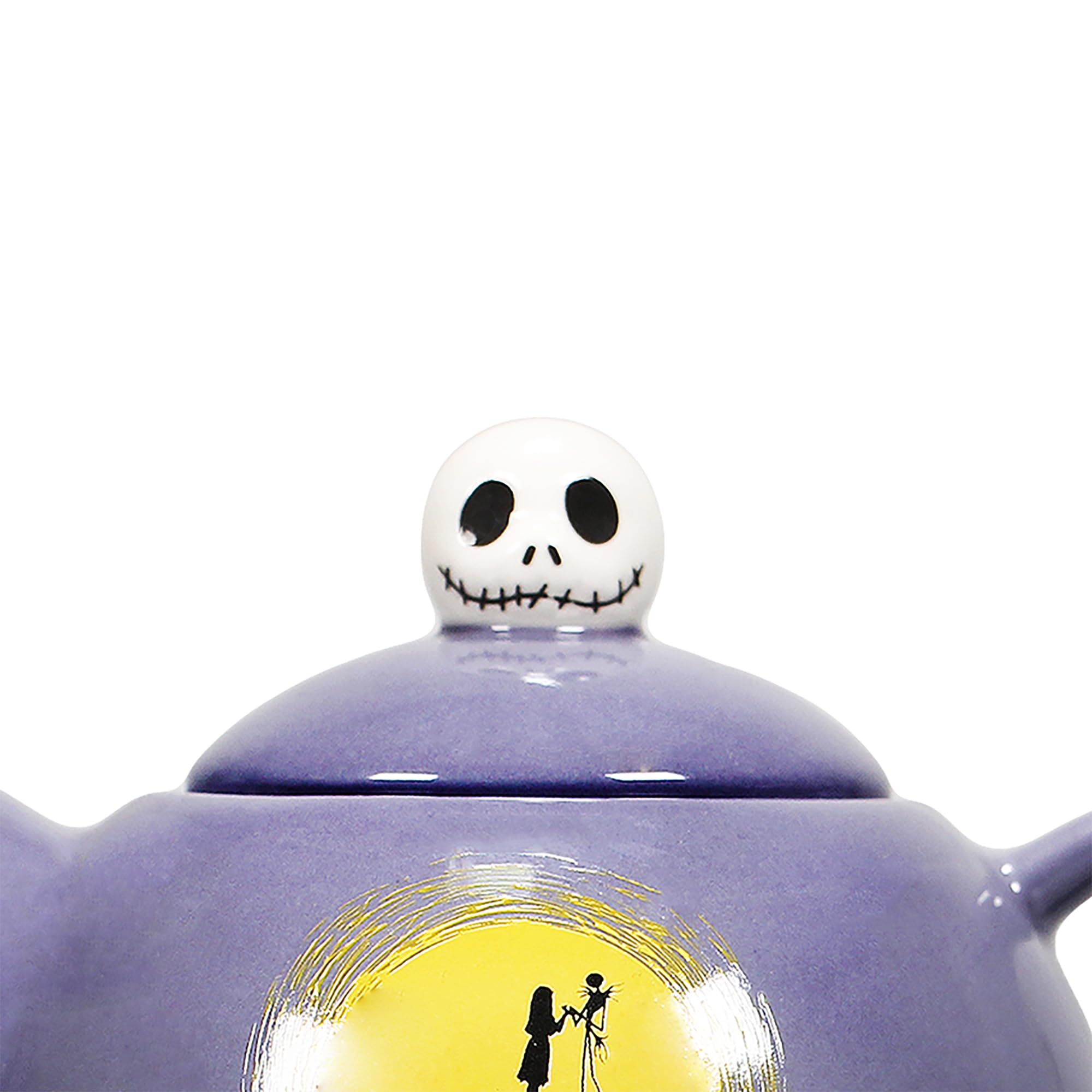 Half Moon Bay: Set Teiera e Tazza Disney The Nightmare Before Christmas | Teiera 3D personalizzata di The Nightmare Before Christmas con Tazzone incluso, Licenza ufficiale 100%, disney gadget