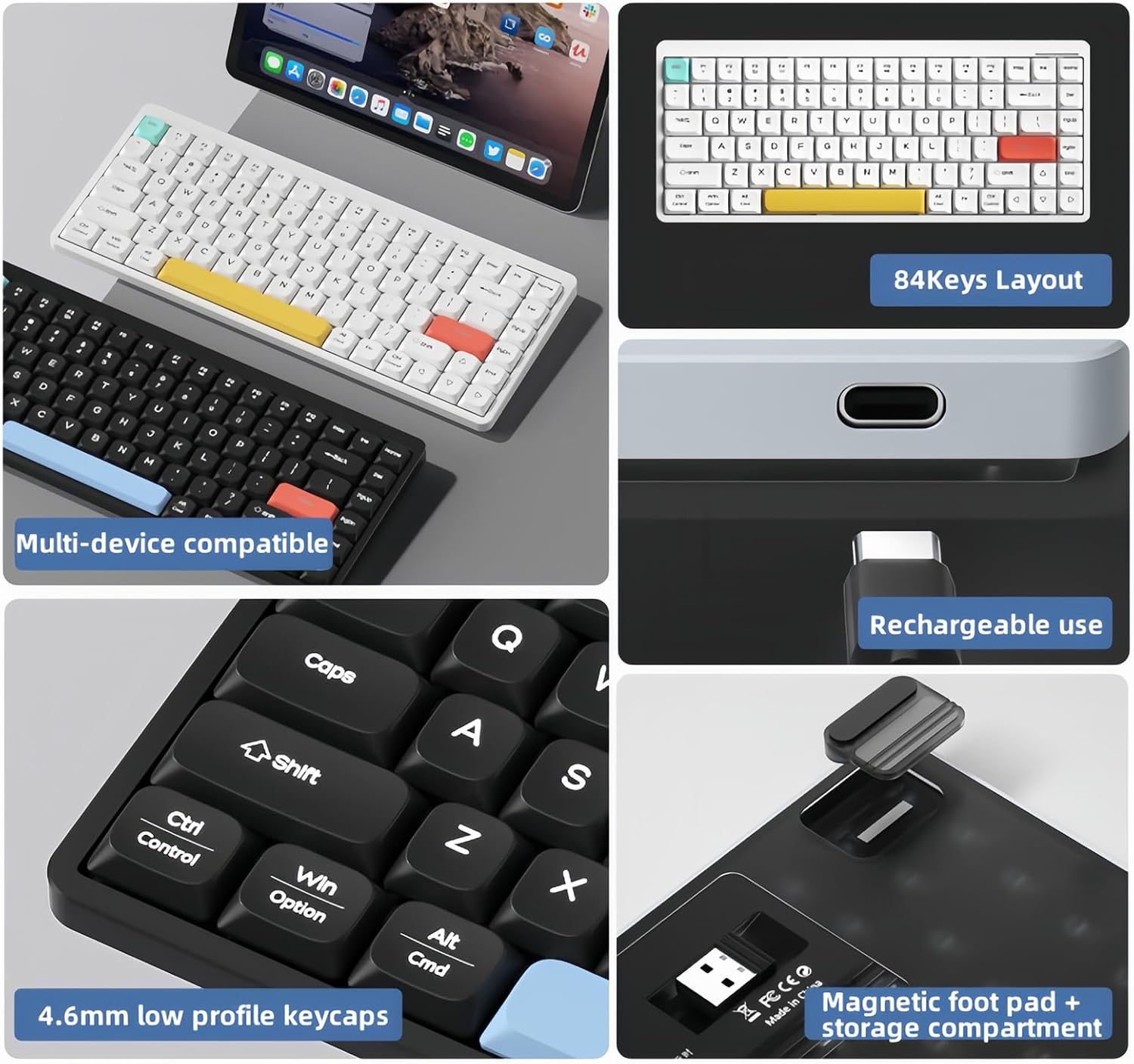 FKZ YK84 Low Profile Mechanical Keyboard User Manual