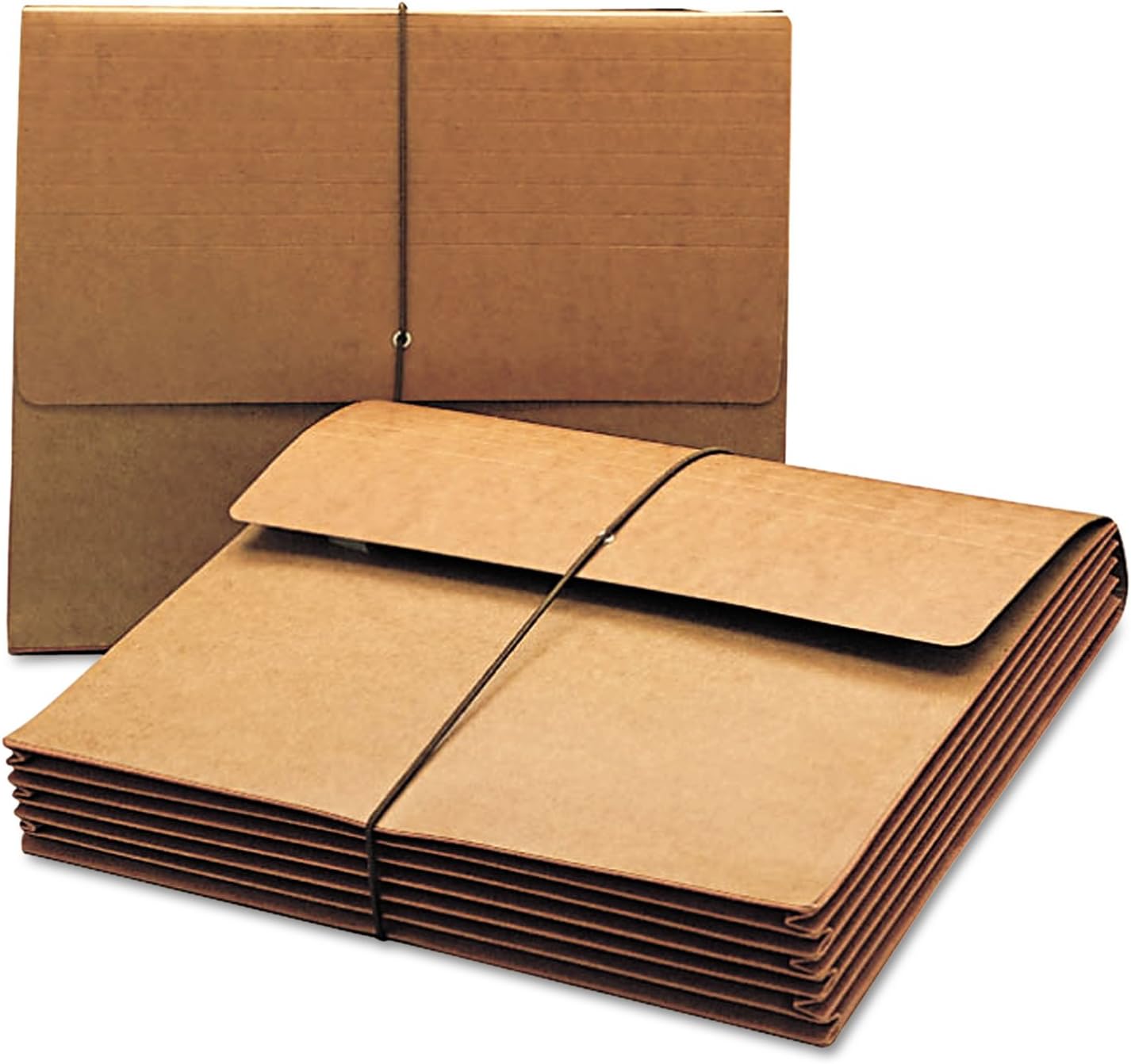 Universal 13080 Extra Wide Expanding Wallet with Elastic Cord, Legal, 5 1/4 Inch Expansion, Red