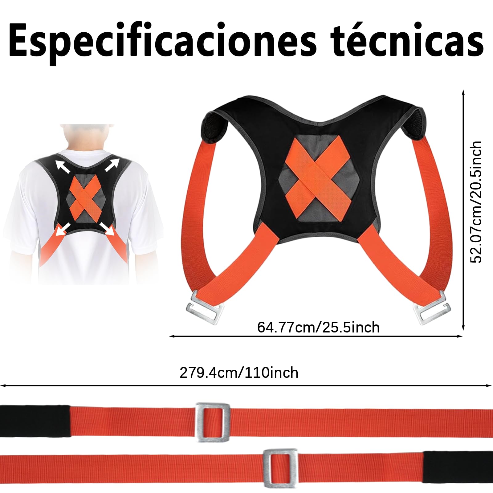 Juego de correas para 2 personas, capacidad de carga de 800 kg, con chalecos acolchados para los hombros, correa multifuncional para elevación de muebles para mudanzas y transporte, incluye acolchado