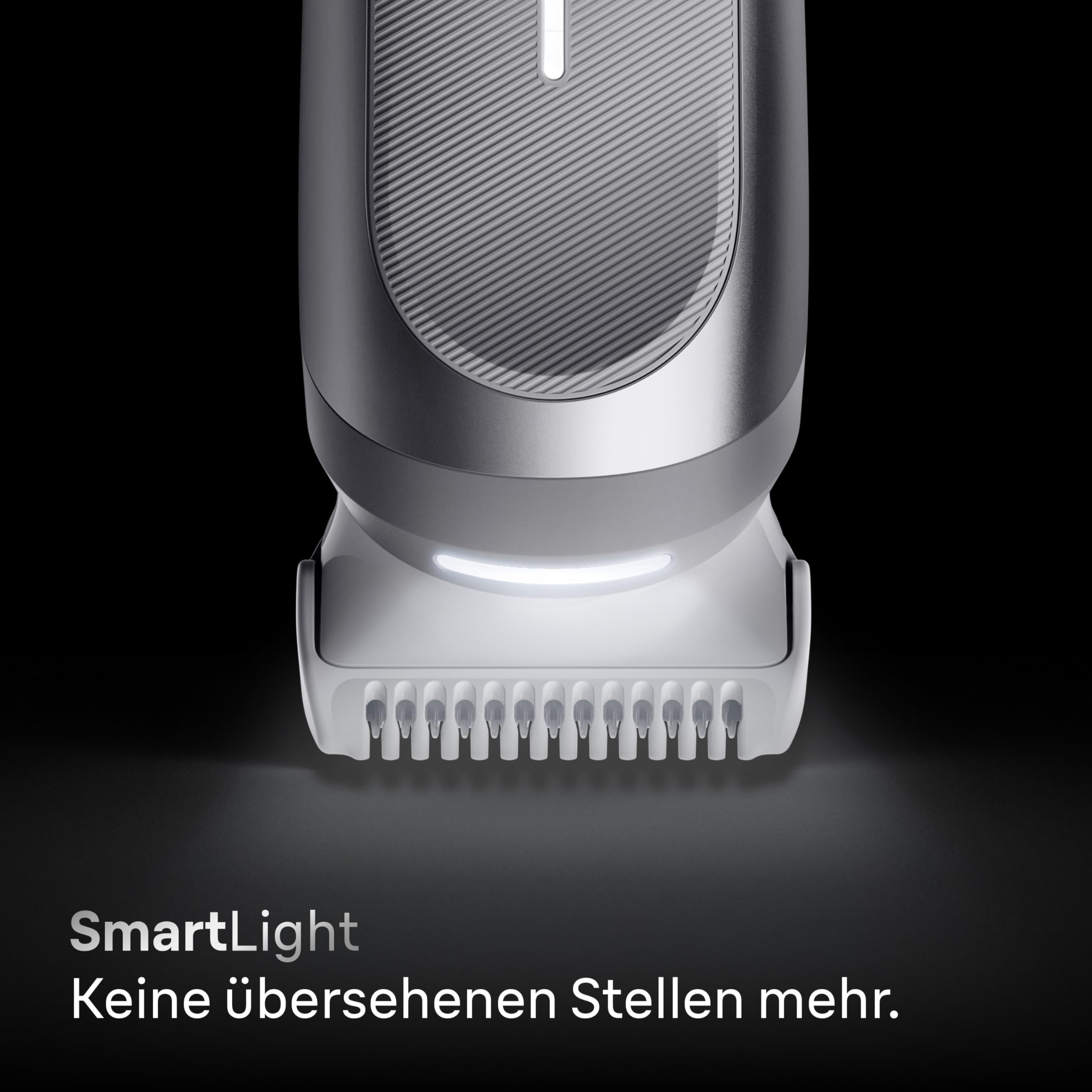 Braun Bodygroomer Series 7, Kabelloser Körperrasierer Herren, BG7555, Grau - Trimmer für Intimbereich und Körper, Körperhaartrimmer mit 100 Min. Akku, Wasserdicht, Inkl. 8 Zubehörteile Und Etui