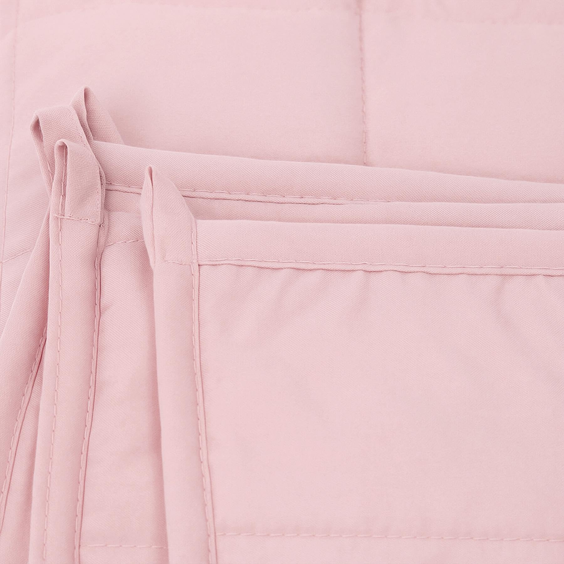 Harbour Housewares Gewichtsdecke 150x200cm 8kg Rosa 7-Lagen-Konstruktion mit Glasperlen