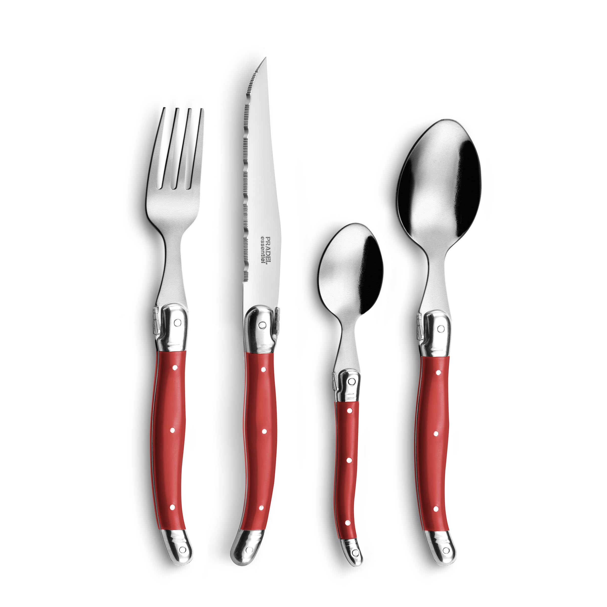 Couverts de table 6 personnes Rustic Pradel Essentiel en acier durable
