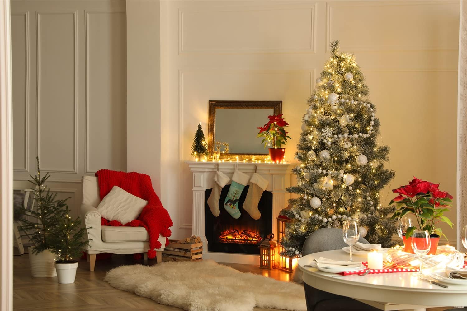 Caroline's Treasures BB9282CS Friesian Horse Christmas Christmas Stocking, Teal Fireplace Hanging Stockings Christmas Season Party Decor Family Holiday Decorations