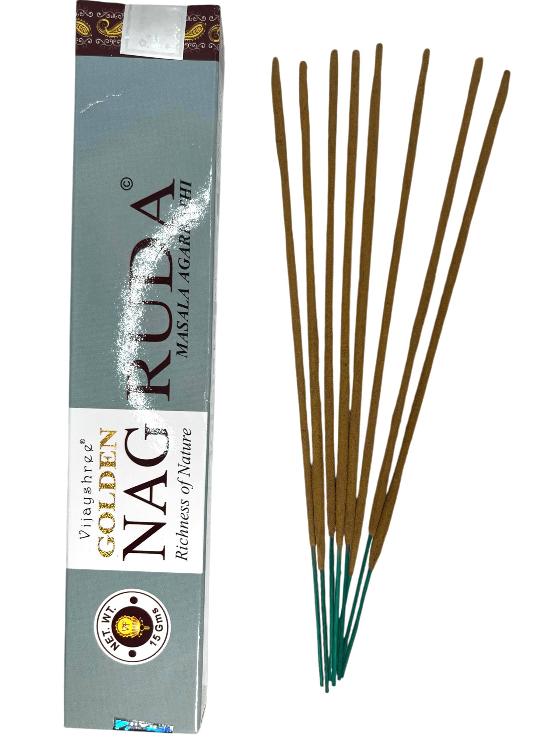 Hostenatura Rue Incense Ruda Golden Nag Arruda Vijayshree Fragrance – 1 Box Of 15 G.