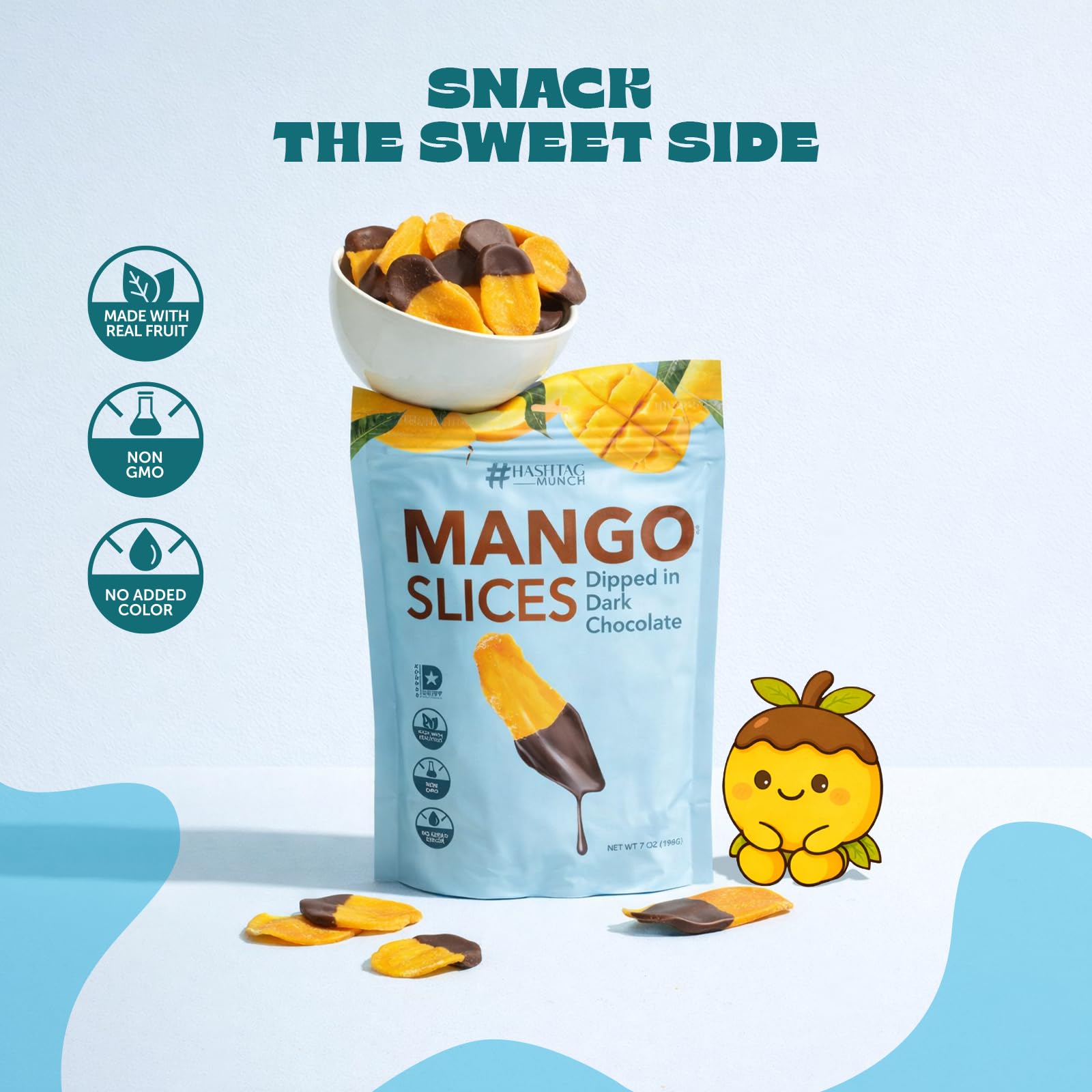 Amazon.com : Life Plus Style Gourmet Hashtag Munch Mango Slices