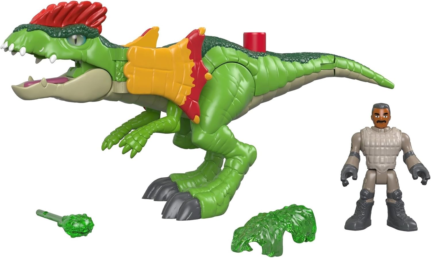 Fisher-Price Imaginext Jurassic World, Dilophosaurus & Agent