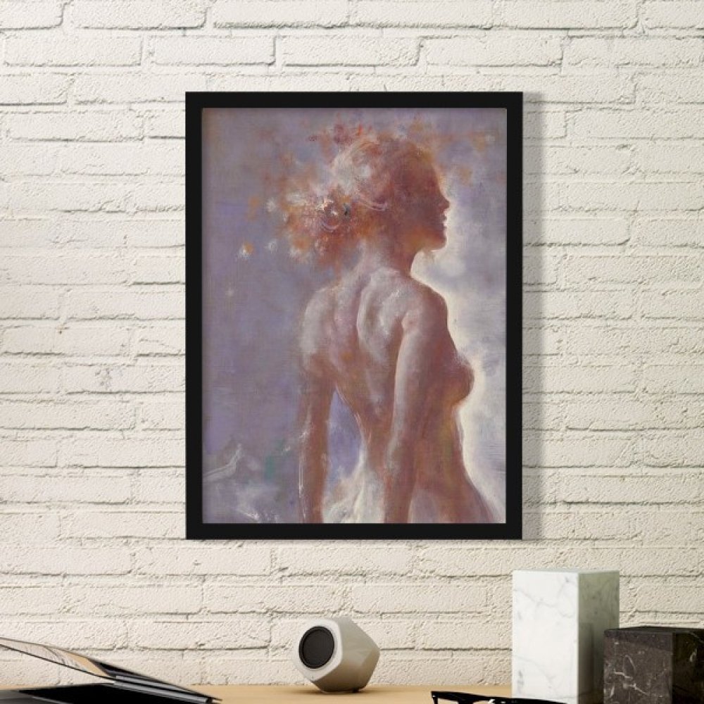 Cadre photo rond en bois noir DIYthinker, une idée cadeau artistique unique