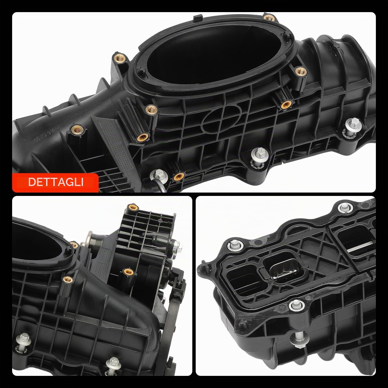 Frankberg Collettore di aspirazione diesel con attuatore della guarnizione | A6510900037; Compatibile con: Vitobus W639, Viano W639, Classe S V222 W222 X222, GLC X253, Sprinter 35-T Box B906