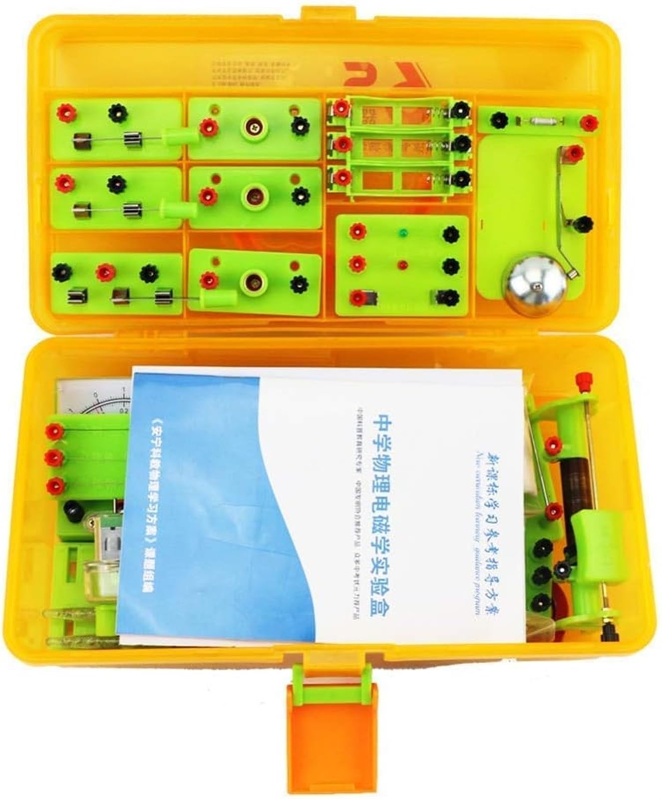 Kit De Experimentos Electromagnéticos Física Multifuncional For Circuitos En Serie, Timbres Bricolaje, Células Solares, Atracción Electroimanes Y Prueba