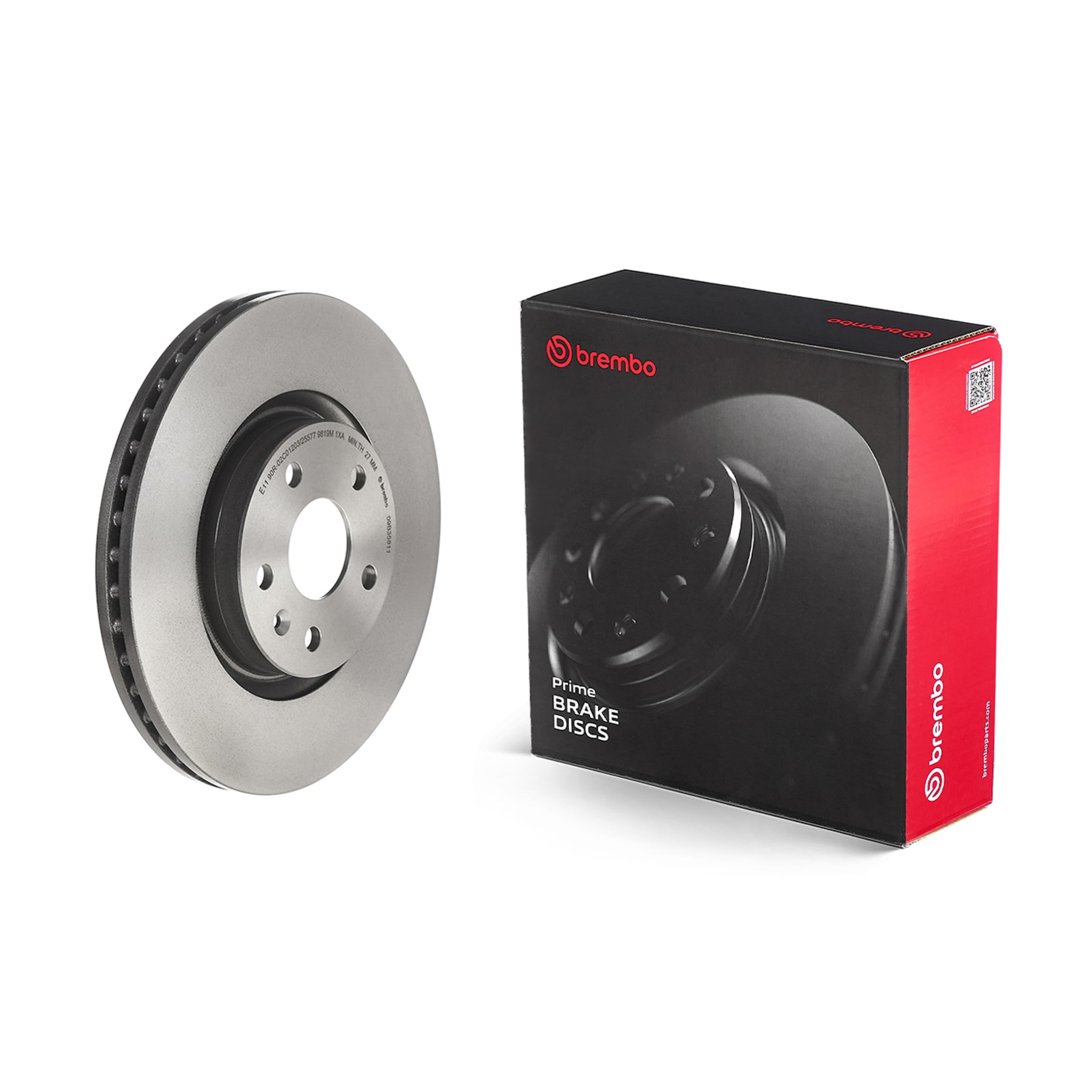 Brembo 09B35811 Discos de Freno con Recubrimiento UV, Set de 2