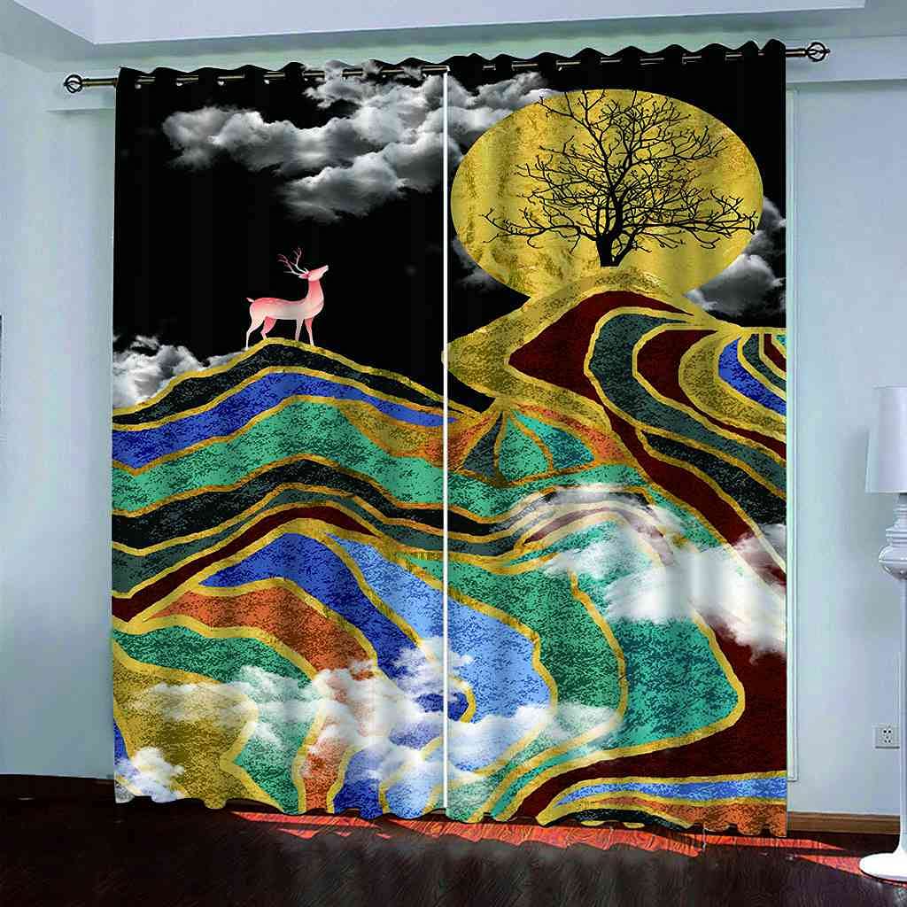 Rideau Salon 300x270 cm occultant pour la chambre des enfants