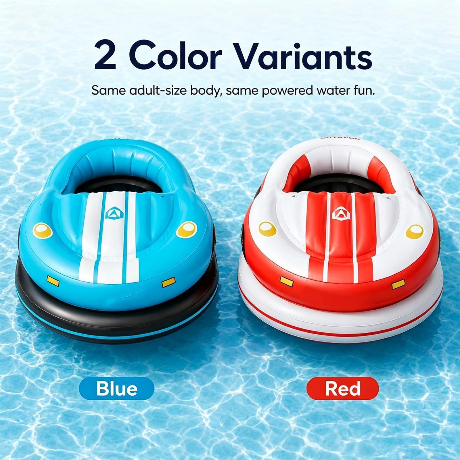 Bateau Pare-Chocs électrique Gonflable Rechargeable, Flotteur Piscine