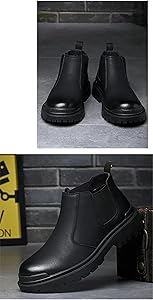 Amazon | [スフォン] サイドゴアブーツ メンズ ビジネスシューズ