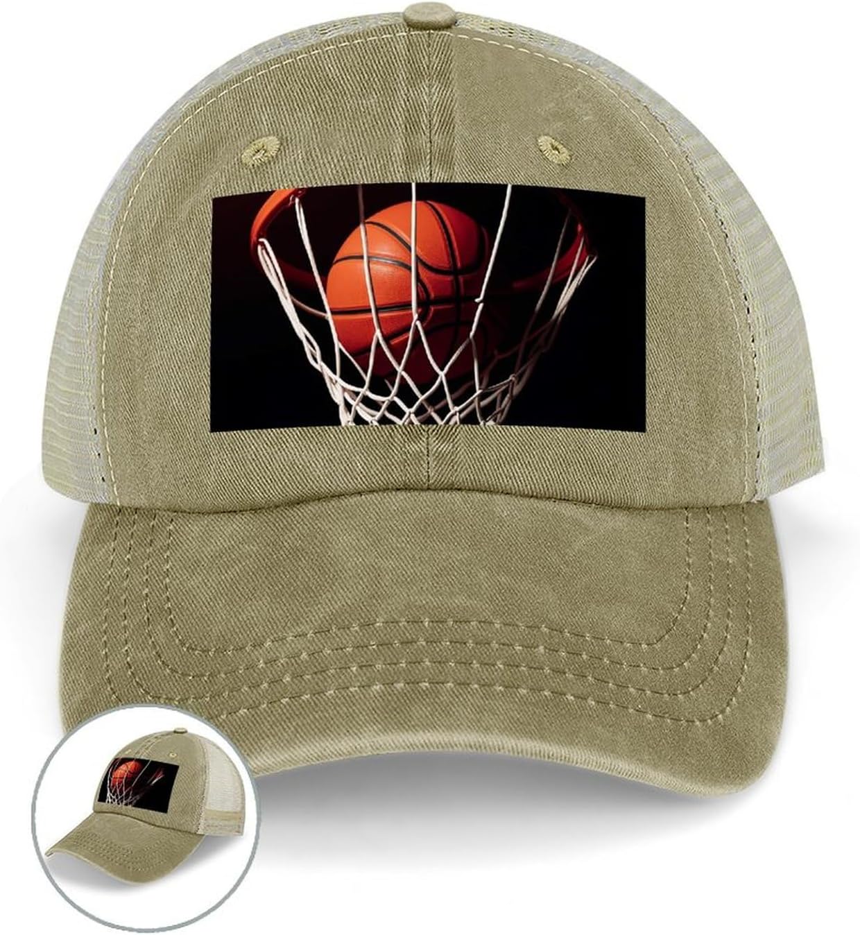 Sport Hat for Men Women Hollow Cowboy Hat Adjustable Baseball Cap Apparel Accessories