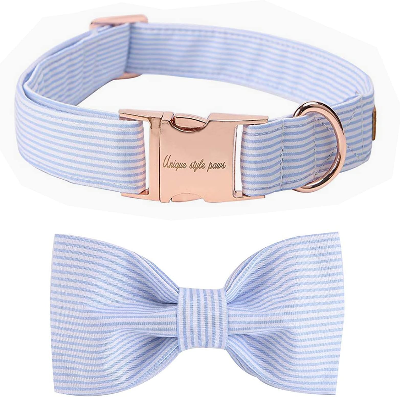 Unique Style Paws Pet Soft &Comfy Bowtie Dog Collar and Cat Collar Pet Gift f...