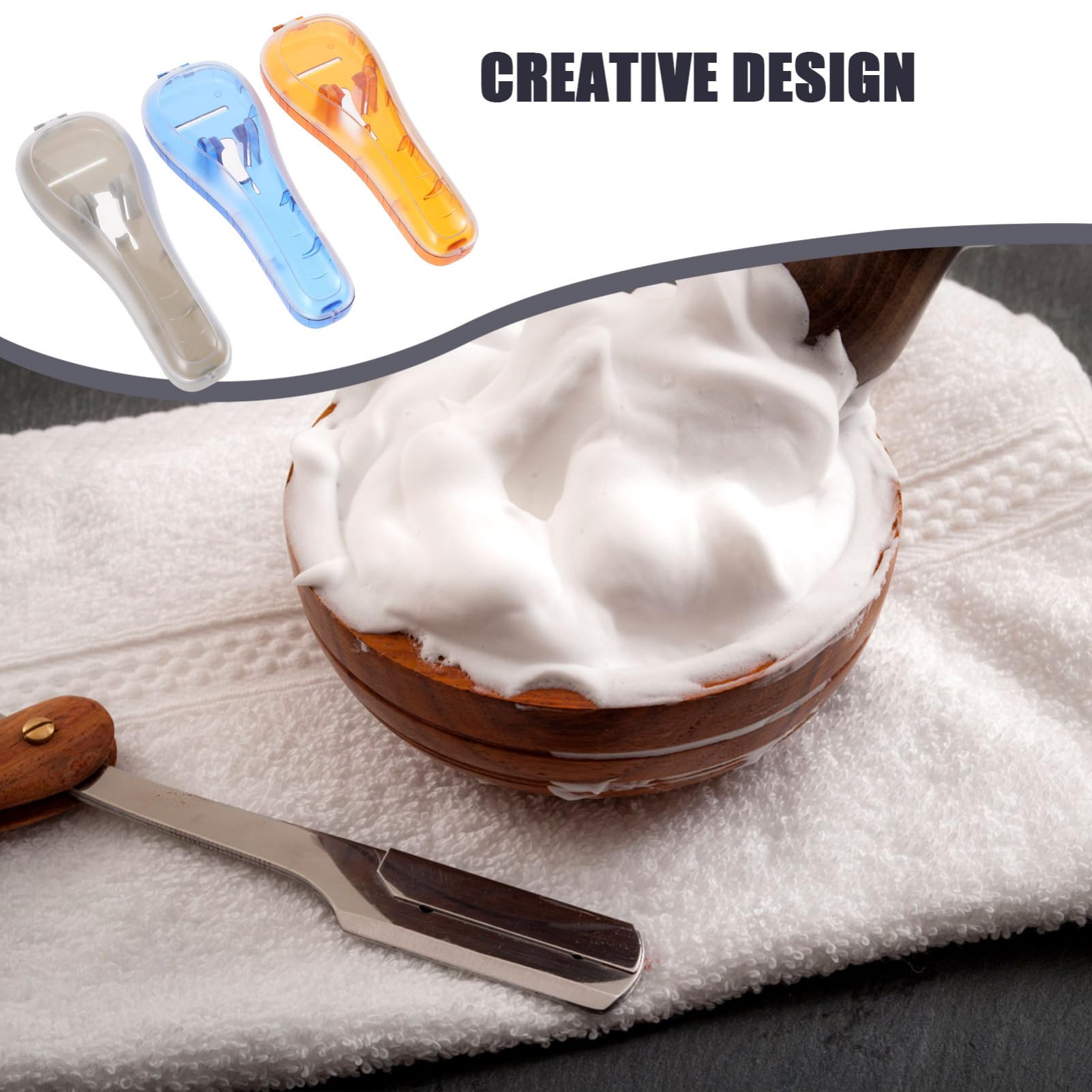 3pezzi Custodia Portatile Per Rasoio Organizer Antiurto Per Scatola Di Stoccaggio Per Accessorio Per e Leggero Adatto Per Uso Ed
