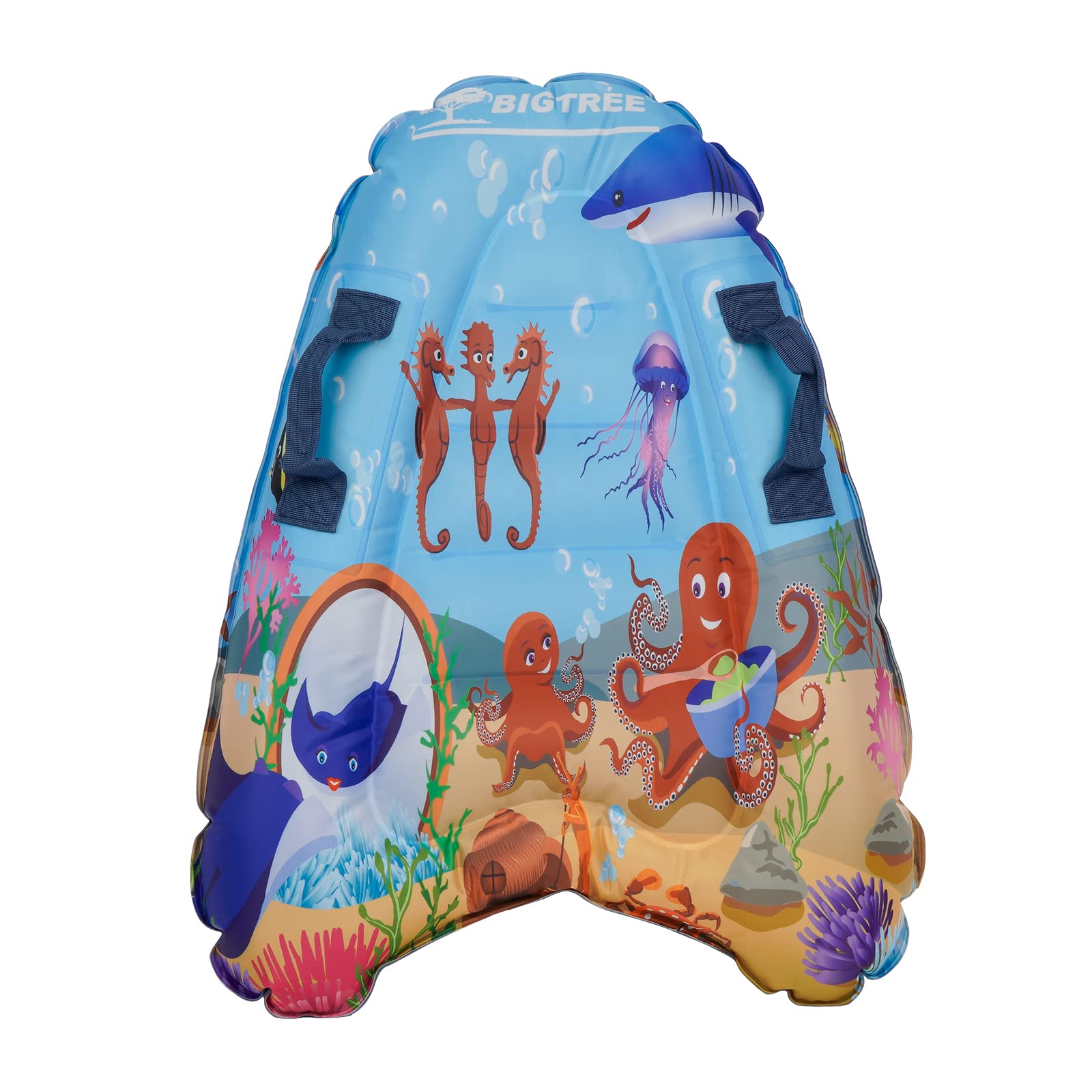 BIGTREE Planche de surf gonflable, légère et portable avec poignées, planche de natation douce pour la natation, l'apprentissage, convient pour les adultes et les enfants (Y6 BIGTREE Planche de surf gonflable, légère et portable avec poignées, planche de natation douce pour la natation, l'apprentissage, convient pour les adultes et les enfants (Y6