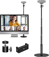 Vista 8 de InnoGear Soporte para cámara web para escritorio, soporte de cámara con brazo de cuello de cisne para Logitech Webcam C922 C930e C920S C920 C615