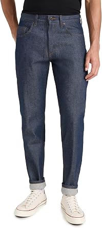 Naked & Famous Denim Mens Easy Guy - Natural Indigo Selvedge