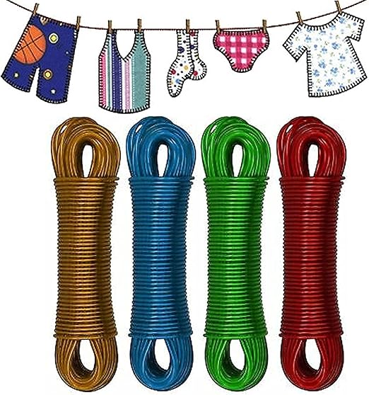 20m Clothes Rope Washing Line Washing Line Rope Thick Strong Rope
