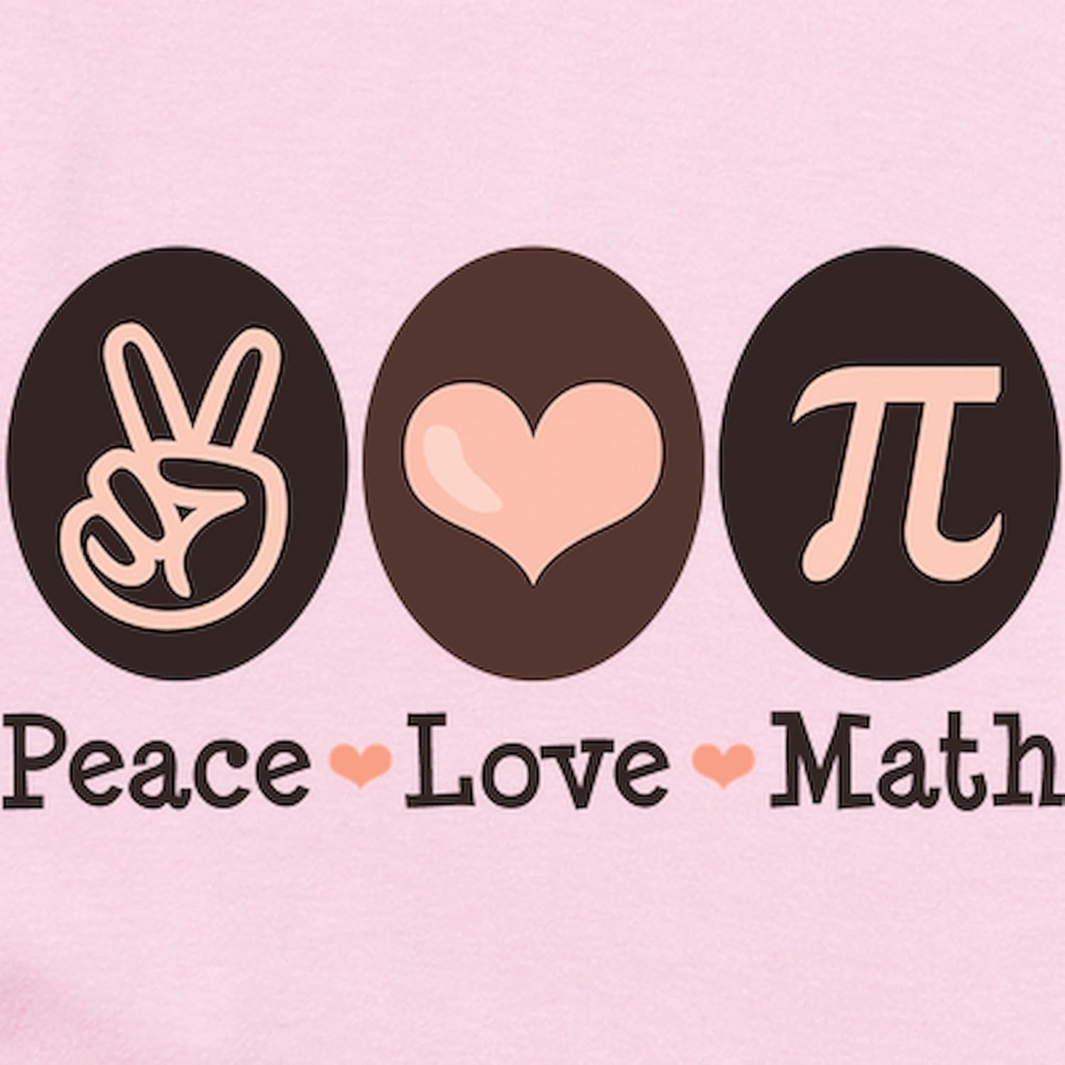 CafePress Peace Love Math Pi Onesie Infant Bodysuit Cute Infant Bodysuit Baby Romper