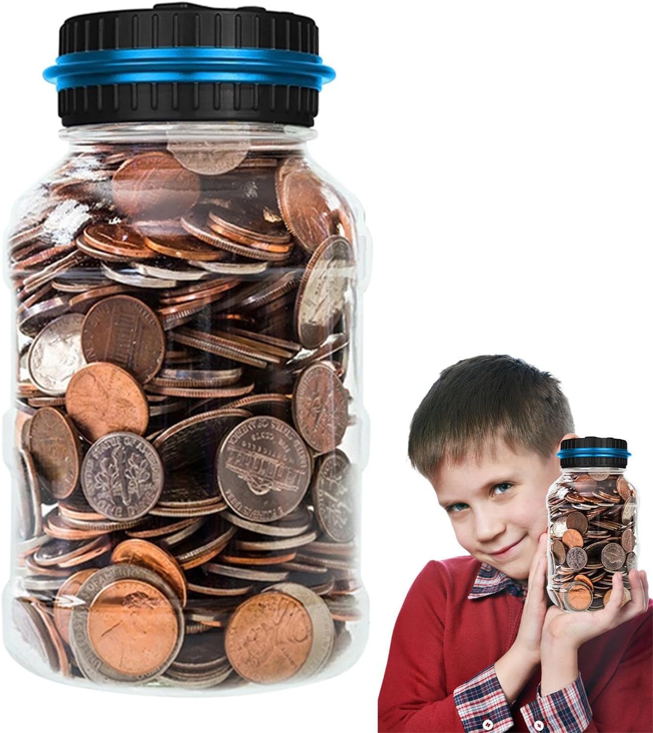 Digital Coin Bank coin counter savings jar Digital Piggy Bank Digital