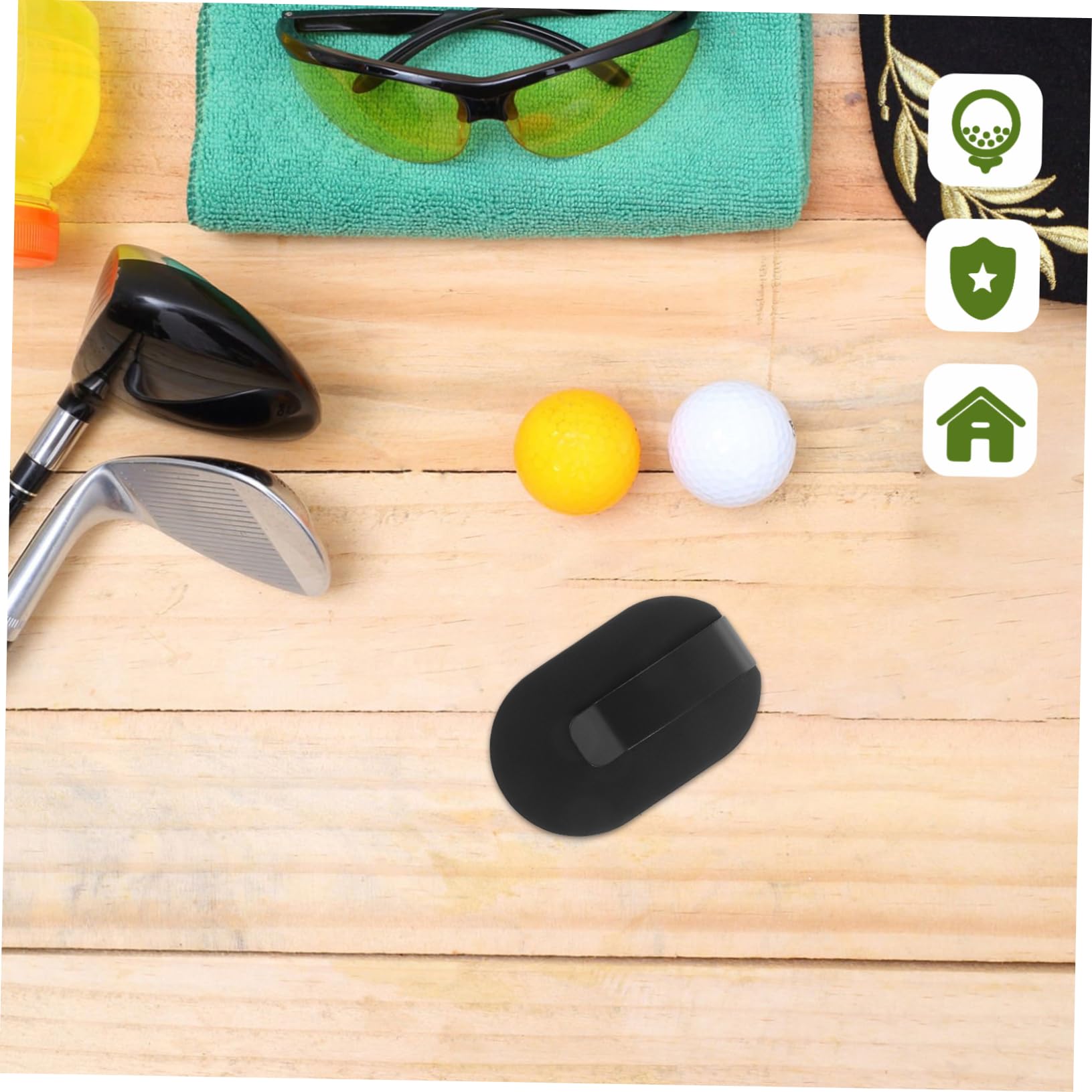 iplusmile Magnetischer Hüftclip für Golf Entfernungsmesser aus Stahl und Silikon Leichter und Robuster Rangefinder Gürtelhalter für Bequemes Golfzubehör Beim Golfspielen