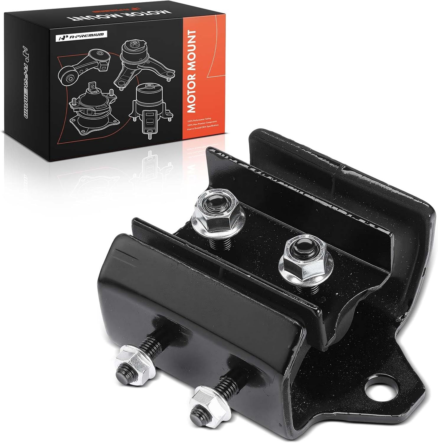 A-Premium Transmission Mount Compatible with Nissan Frontier 2000-2004 3.3L, Pathfinder 1996-2000 3.3L, Pathfinder 2001-2004 3.5L, Xterra 2000-2004 3.3L & Infiniti QX4 2001-2003 3.5L, RWD