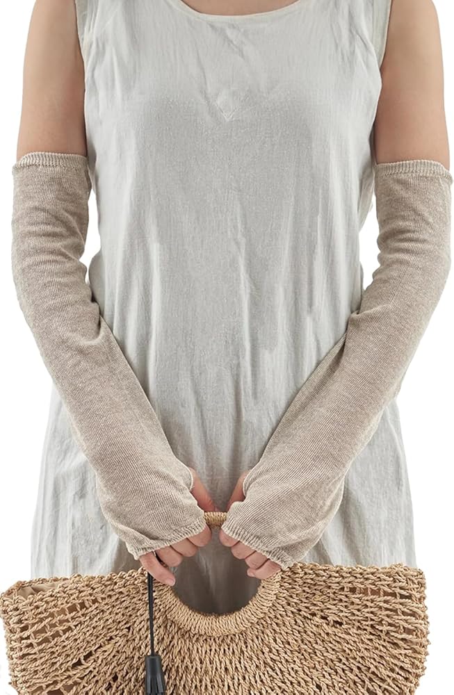 新品タグ付　ドット　慈雨　羽織り　アームカバー　ニット　ゆったり　落感　冷房日焼 新品タグ付 ドット 慈雨 羽織り アームカバー ニット ゆったり