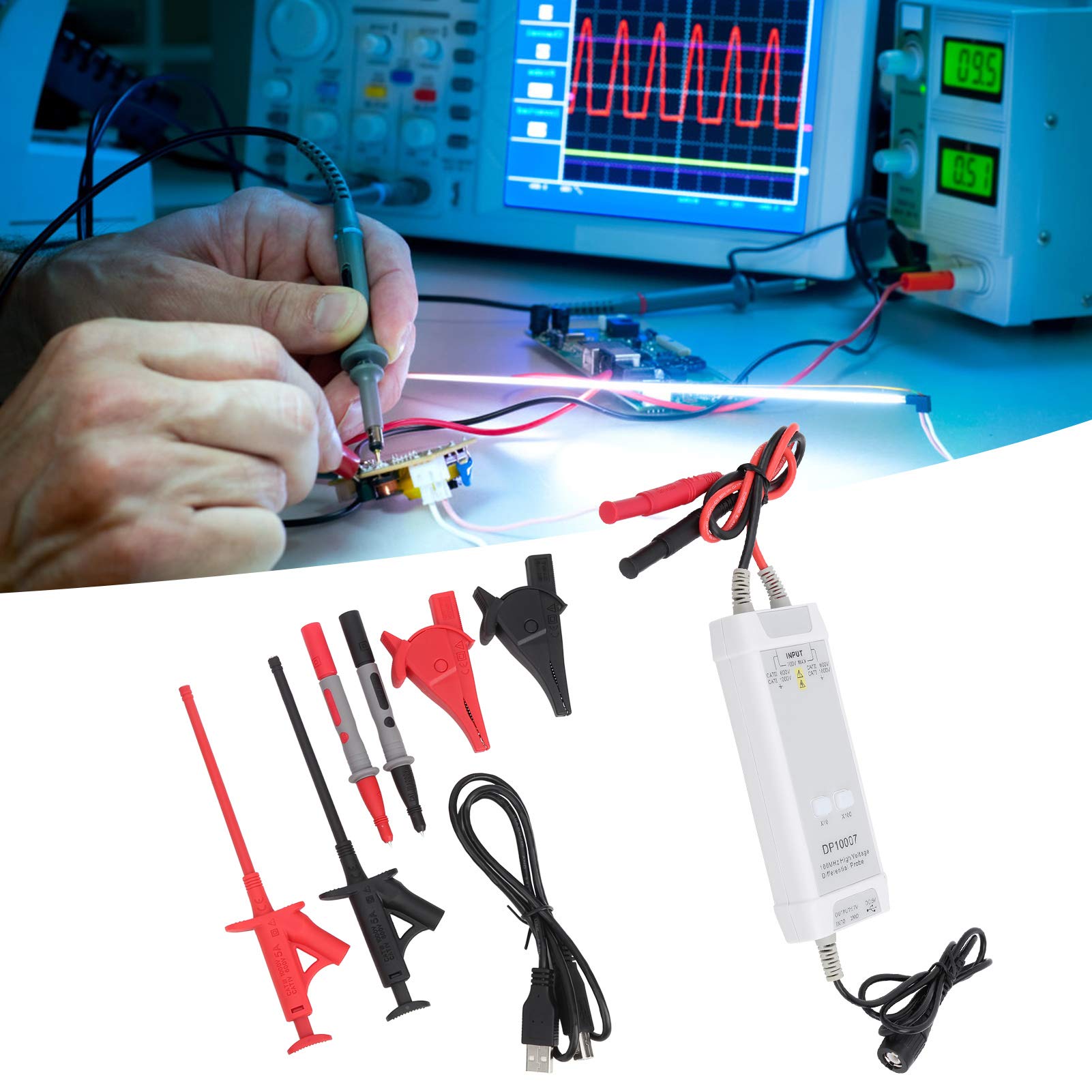 How To Make A DIY Differential Oscilloscope Probe