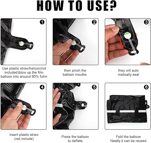 Miniatura 5 de Globo de número de auto de carreras, 40 pulgadas, grande, color negro, número de carreras, globos de cumpleaños, decoración de fiesta temática de